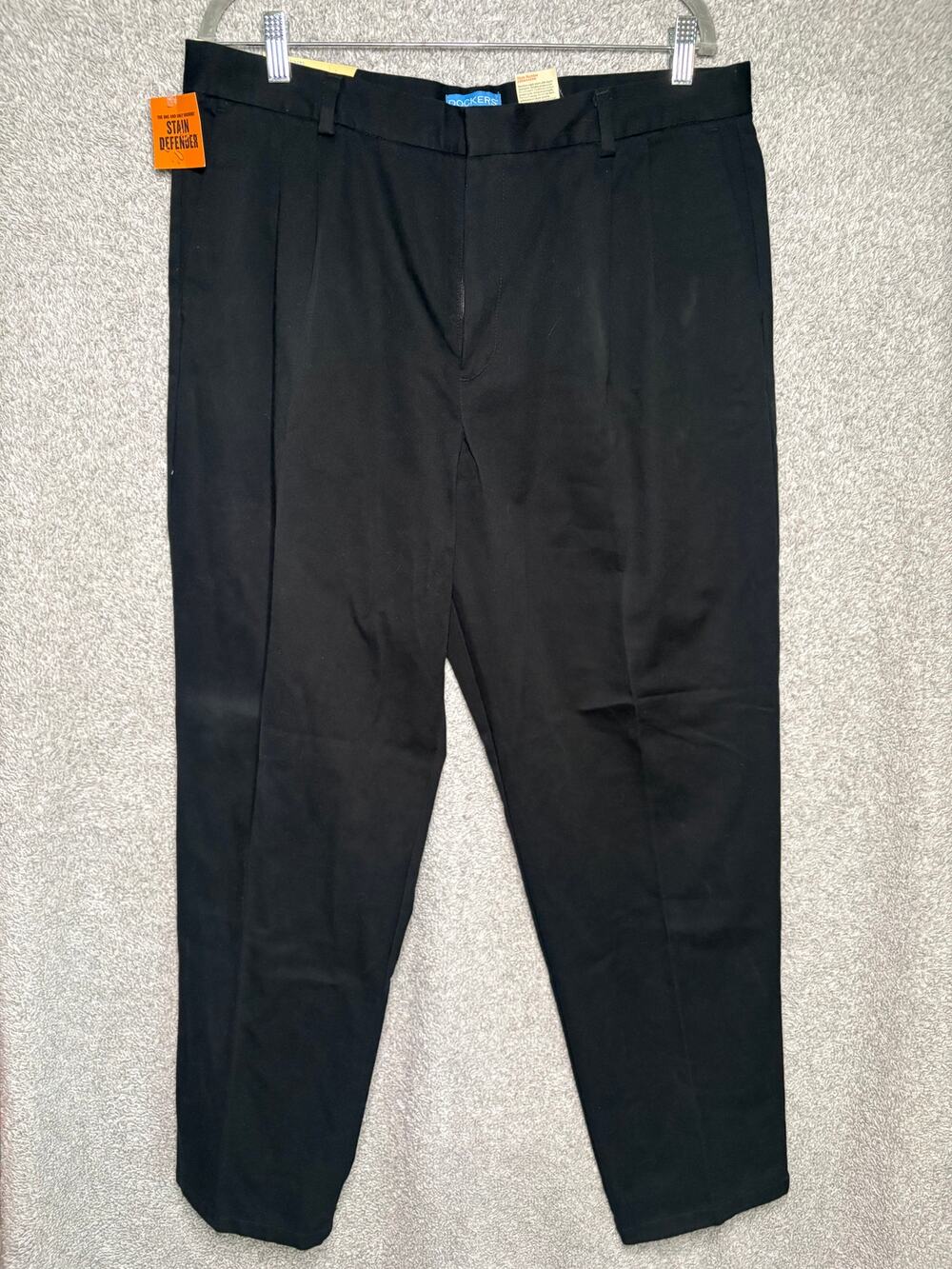 Vintage Y2K Dockers Women 18M Black Pleated Pants NOS